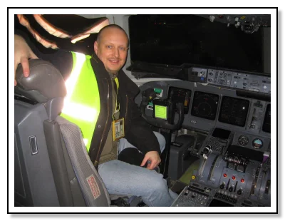 Me in the cockpit