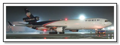 Aircraft N279WA during push back from position F215